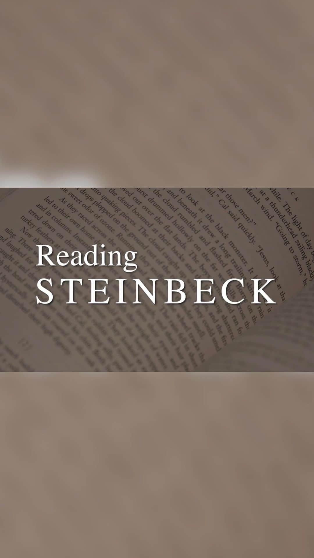 ジョシュ・ブローリンのインスタグラム：「READING STEINBECK (Part 3 of 3)  Reading exploded me out of a reality that only dictated limitations. Words well slung catapulted me into behaviors, expressions, reactions and worlds where possibilities flourished and people's lives were lived in technicolor. Ultimately, great writing (here displayed by John Steinbeck) still, even posthumously, reveals and congregates. My friends have done me the great favor of helping to remind us that the American written word is still alive and that by reading we can revert back to a greatness that lived through it: compassion. Myriad scenarios depicted to mirror what we most need to see. My gratitude for these readers, my sweet friends, is immeasurable. 🙏❤️ Edited by @alexcampos.filmtv Thanks to @steinbeckcenter  Readers:  Brandon Boyd @brandonboyd  Kevin McHugh @kmchugh59 Colin Broderick @colinfbroderick Josh Brolin @joshbrolin Kenny Chesney @kennychesney Miles Teller @miles.teller Matthew Cooke @matthewcookeofficial Trevor Brolin @funtonofun Imogen Poots @impoots Norman Reedus @bigbaldhead Josh Gad @joshgad Jason Mamoa @prideofgypsies Tom Pelphrey @tommypelphrey」