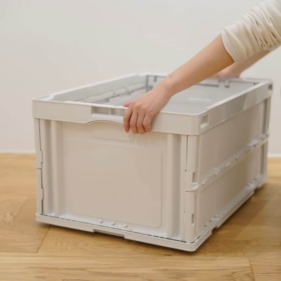 おすすめネット 無印良品 折りたたみコンテナ 大 痛ましい オリコン 家具・インテリア