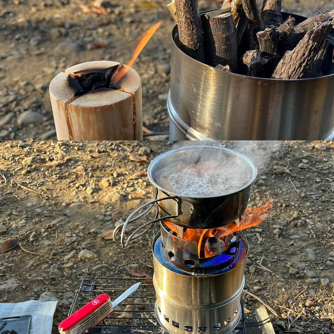 森田繁のインスタグラム：「スウェーデントーチも楽しんだ。 このあとは珈琲を淹れて、お片付け。」
