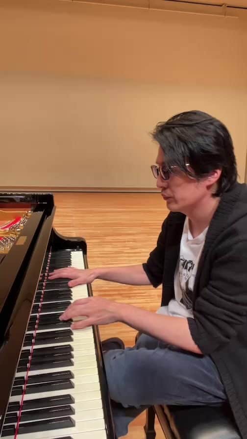 清塚信也のインスタグラム：「香川　リハスタLIVE #piano」