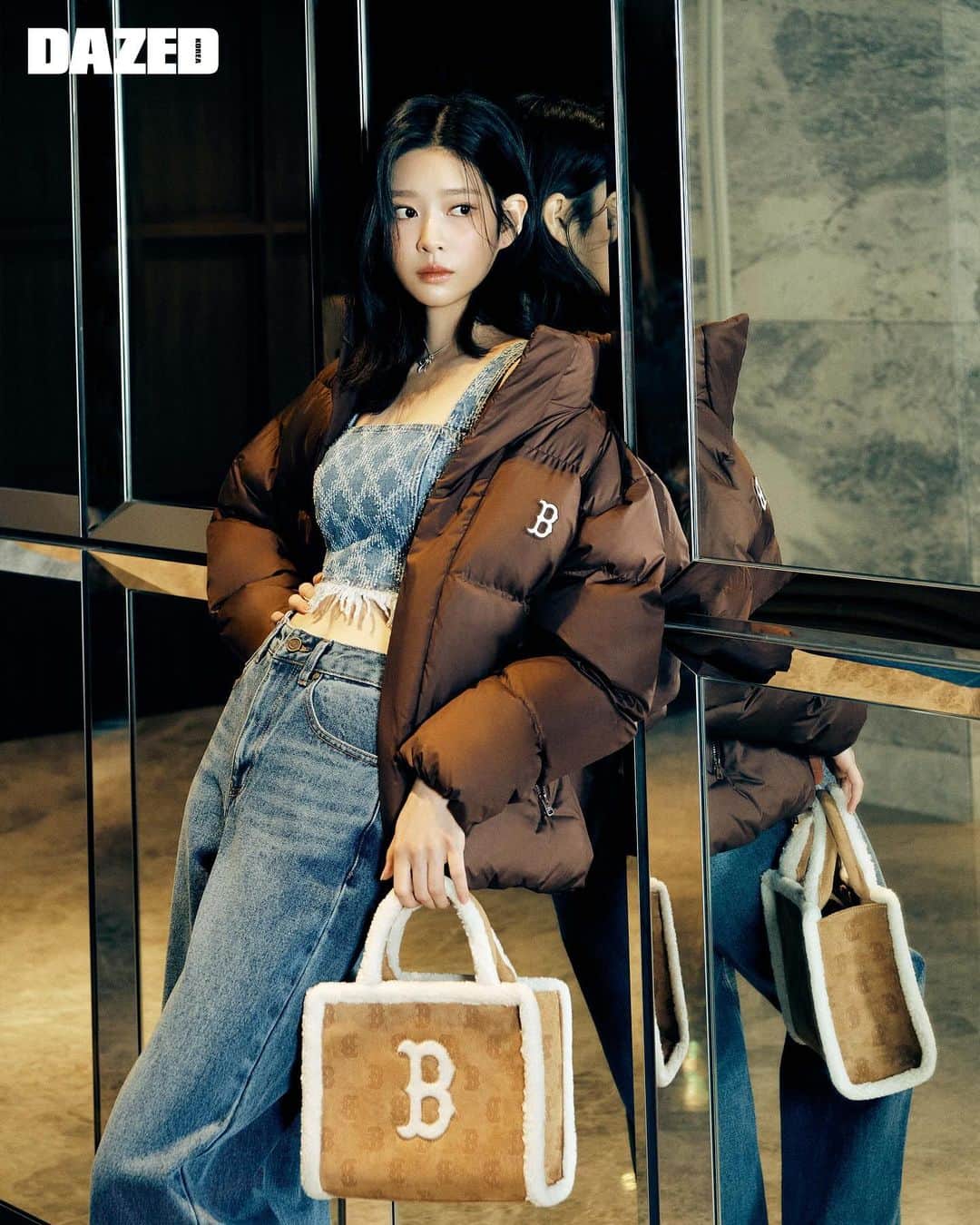 キム・ミンジュさんのインスタグラム写真 - (キム・ミンジュInstagram)「🩶🖤 @dazedkorea  @mlbkorea #MLB사랑」12月3日 19時00分 - minn.__.ju