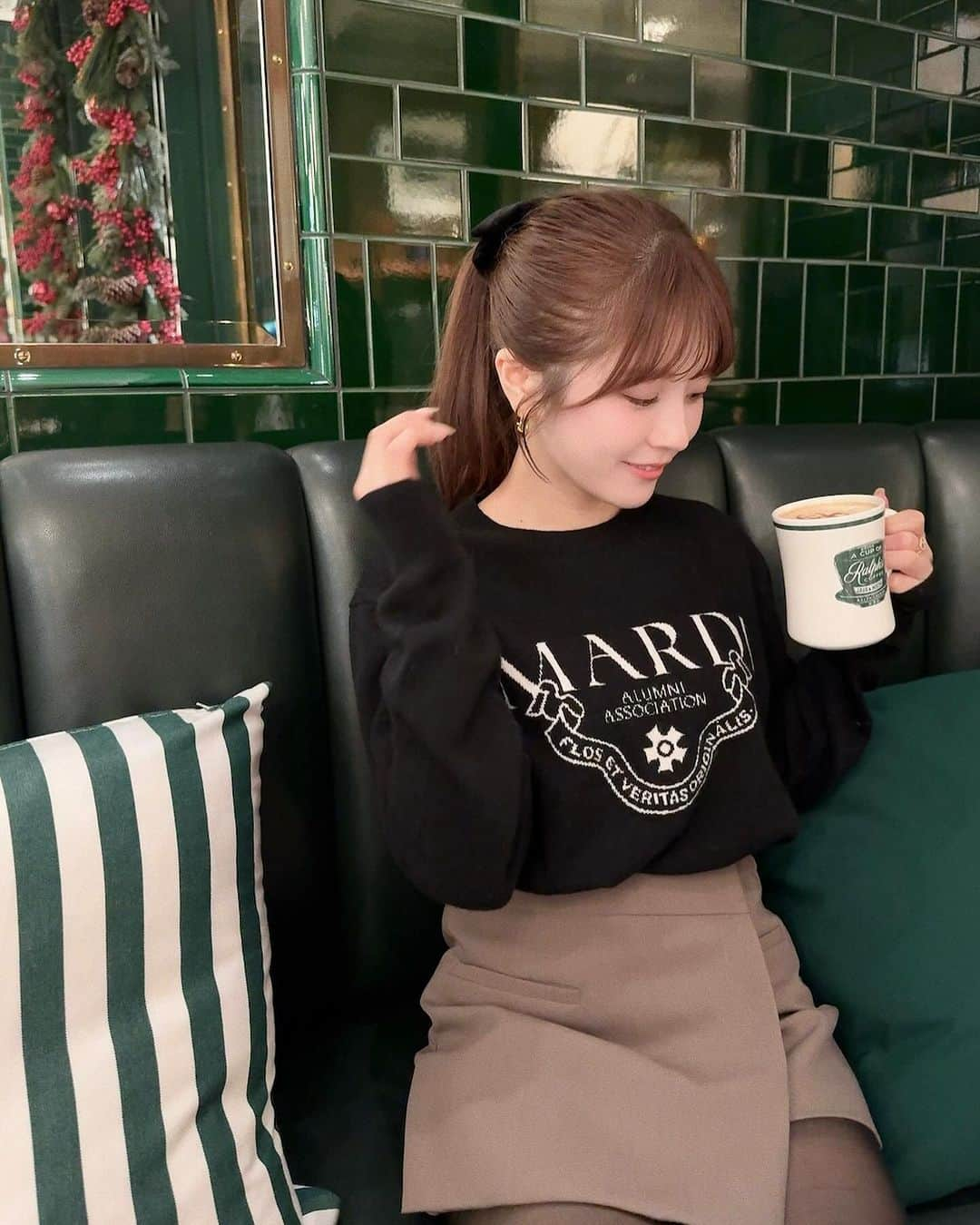 黒田莉来のインスタグラム：「𝐑𝐚𝐥𝐩𝐡'𝐬 𝐂𝐨𝐟𝐟𝐞𝐞 🐻♥️☕️」