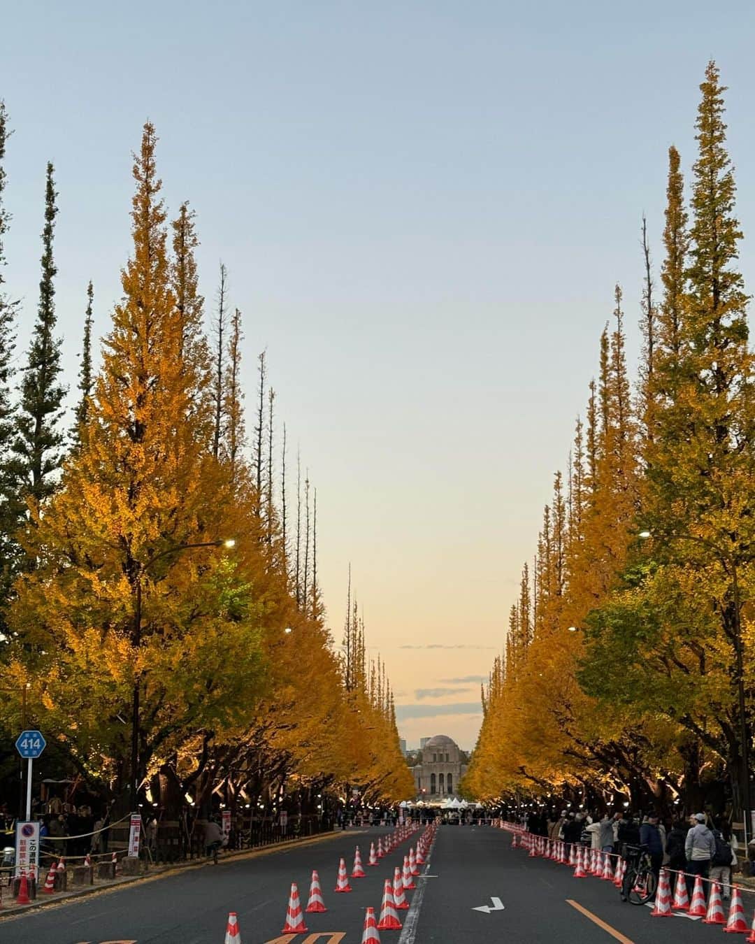 RISAさんのインスタグラム写真 - (RISAInstagram)「. こんばんは〜🍁🧡  . 今年も紅葉を見に遠出は出来なかったので 神宮外苑のイチョウ並木をレディたん連れてお散歩がてら 見に行ってきました☺️💛  . まだまだ葉があって綺麗だったよー♡♡ 16時半からlight upされるから夕方行くのも オススメです〜🍁✨✨✨  . この日のコーデは展示会で一目惚れして買ってた @coel.official のセットアップ🤍  . 黒系のセットアップはたくさん持ってるんだけど、 白系のジャケットセットアップ持ってないから🤭！！ 今年沢山着ようと思う🤍🤍  . コエルは本当生地がしっかりしてて ボタン１つ1つ拘っていてデザインいつもかわいい🥹🤍  .  .  #イチョウ並木 #銀杏並木 #神宮外苑いちょう並木 #神宮外苑 #コエル #セットアップ #セットアップコーデ #高身長コーデ #秋コーデ #冬コーデ #ホワイトコーデ #ロングブーツ #ootd #綺麗めコーデ #青山 #ジャケットコーデ #洋服好きな人と繋がりたい #coordinate #tokyo」12月3日 17時56分 - arilady0423
