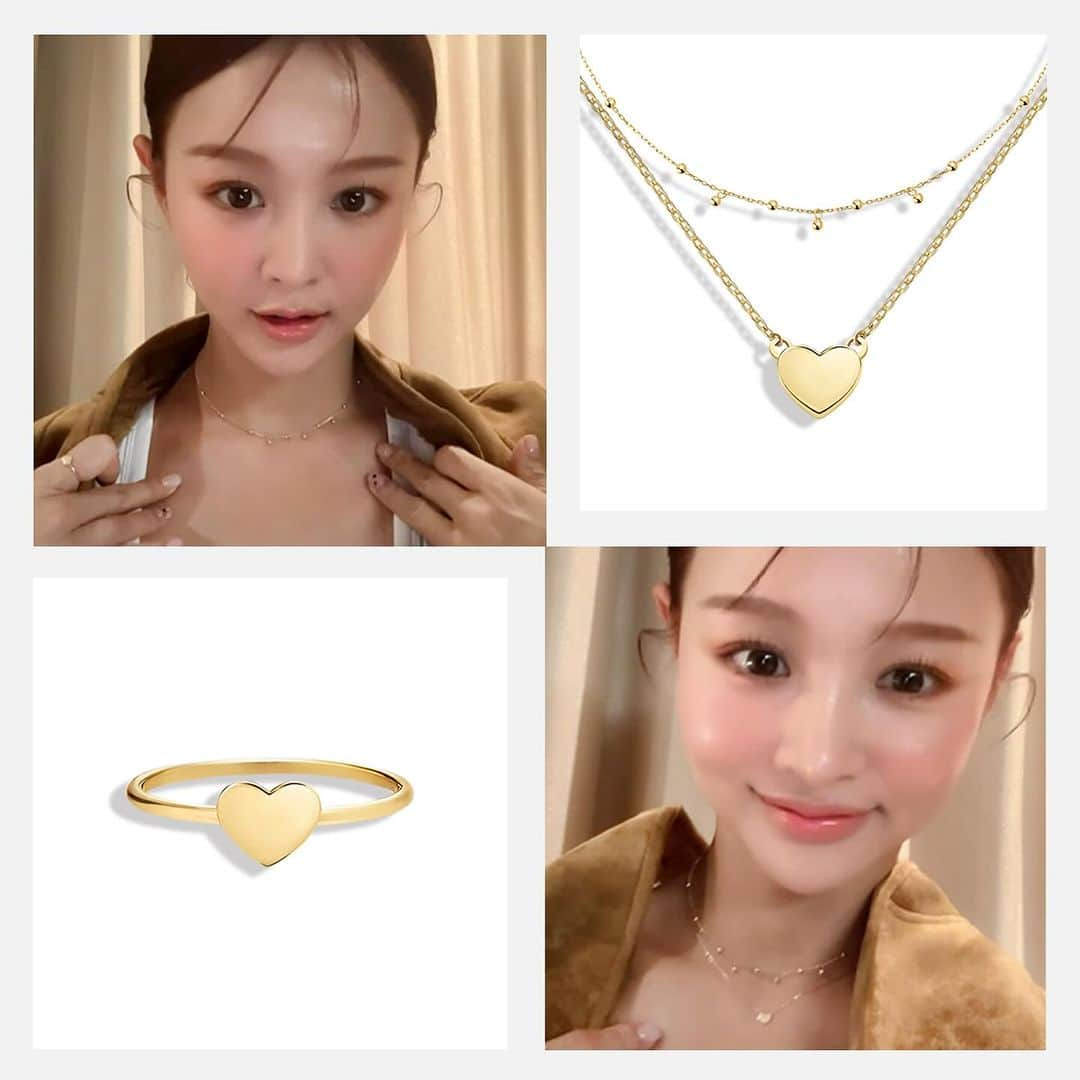 イム・ジヒョンさんのインスタグラム写真 - (イム・ジヒョンInstagram)「[러브썸] 내일 오전 10시! 14k gold 싱글하트/ 10k gold 하트시리즈 모두 오픈 됩니다!  도금 아니고 리얼 골드구요! 올해 마지막 오픈 입니다!🎄❤️ 금값... 지금 사상 최대치라고 뉴스에서 보셨죠...? 그말인즉슨 이렇게 자꾸 오르면 결국엔 판매가가 또 오를수 있다는 얘기입니다..🥹 마이미대표님 께서 정말 최대한 노력해주시고 신경써주고 계세요!🙏🏻  하트 목걸이야 뭐 저는 몇년째 주구장창 언제나 365일 문신템처럼 하고 있지요...😉💛✨ 데일리로 하기 좋고 여기저기 다 잘 어울리는게 가장 장점 입니다!  그리고 이번에 특히! 대표님께서 마이크로파베셋팅 브라이슬릿을 한번 보여드리는게 어떻겠냐며 해서 오픈하는데요!  쥬얼리 좋아하시는분들은 딱 아실거예요 얼마나 정교한 고급 기술인지!  리얼다이아 옆에서도 전혀 꿀리지 않아요...👍🏻  유림이가 제 팔목보더니 언니 이거 다이아냐며 언제샀냐며....🤭 그럼 설명 좀 드릴게요!  [마이크로 파베 뱅글] 파베 세팅은 고가의 하이앤드 주얼리 브랜드에서 사용되는 세팅 기법중 하나 입니다. 표면이 매끄럽고 걸림 없이 세팅이 되어야하며, 높은 퀄리티를 얻기 위해서는 기술자의.세공 기술력이 필수 입니다. 하이 주얼리에서도 어려운 세팅 기법 중 하나이며, 디테일 하나 놓치지 않기 위해 30년 이상의 장인 분들의 탁월한 기술력을 밑바탕으로 하나하나 작업해 이루어 갑니다 정면 후면 모두 1mm 라운드 브릴리언트컷을 파베세팅하여 어떤 각도에서도 아름다운 파이어를 느낄 수 있습니다.  근데 보시면 아시겠지만...금액이... 정말 좋아요!  대표님께서 연말 선물처럼 경험해보시면 좋을 것 같다며 너무 좋은 금액으로 준비해 주셨습니다!🙏🏻✨ 그럼 내일 오전 9시에 라이브/ 10시오픈🫶🏻 이렇게 만나요🎄❤️」12月3日 18時05分 - imvely_jihyun