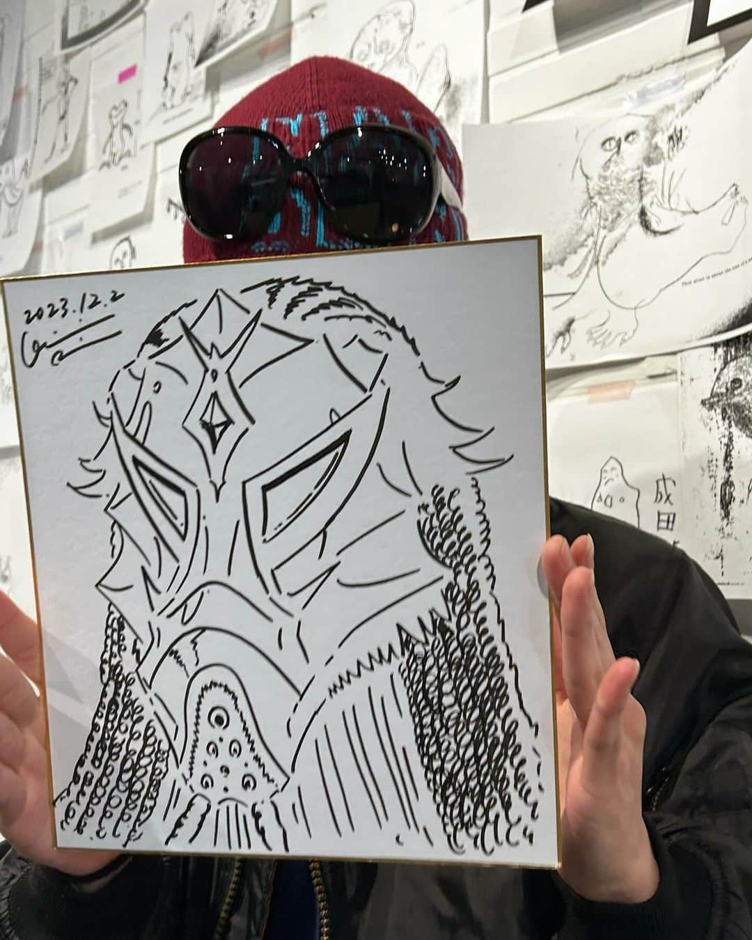 山下諒真さんのインスタグラム写真 - (山下諒真Instagram)「俺の中にいるエイリアンを描いてもらいました👽 彼と共存して生きていきます」12月3日 18時14分 - y_amage_05