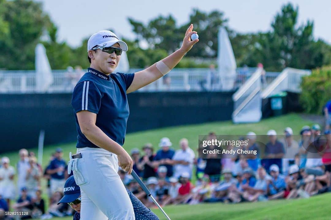 シン・ジエのインスタグラム：「Another amazing time playing in Australia at the 2023 Australian Open. Thank you to Golf Australia, The Australian and Lakes golf courses, the tournament staff, the volunteers for all your hard work and thank you to all the golf fans for the support you gave to all the players. #ausopengolf #ausopengolf2023」