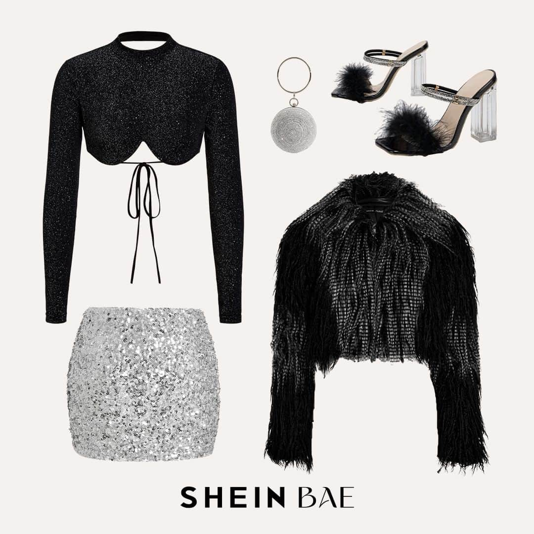 SHEINのインスタグラム：「Match the aesthetics to your besties 👯‍♀️👯‍♀️ Discover your own unique style for every occasion with #SHEINCollections #ForSpecialOccasions 🎉💃」