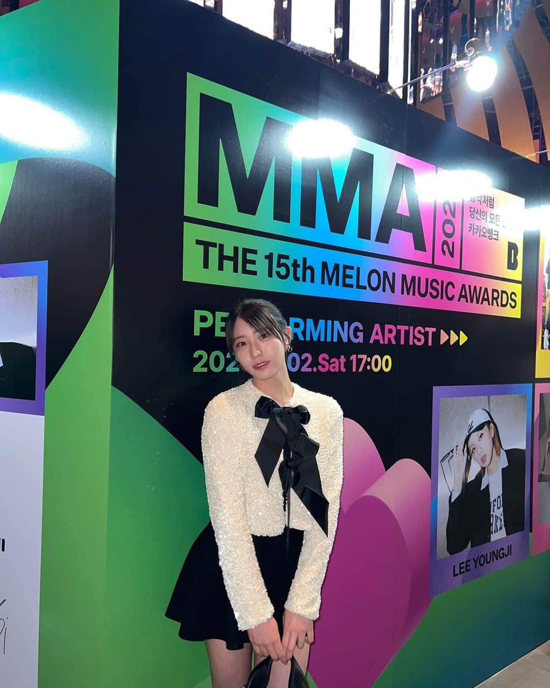 仲本愛美のインスタグラム：「MMA2023 정말 즐거웠어요...!!!!😭  #MMA2023 #PR」