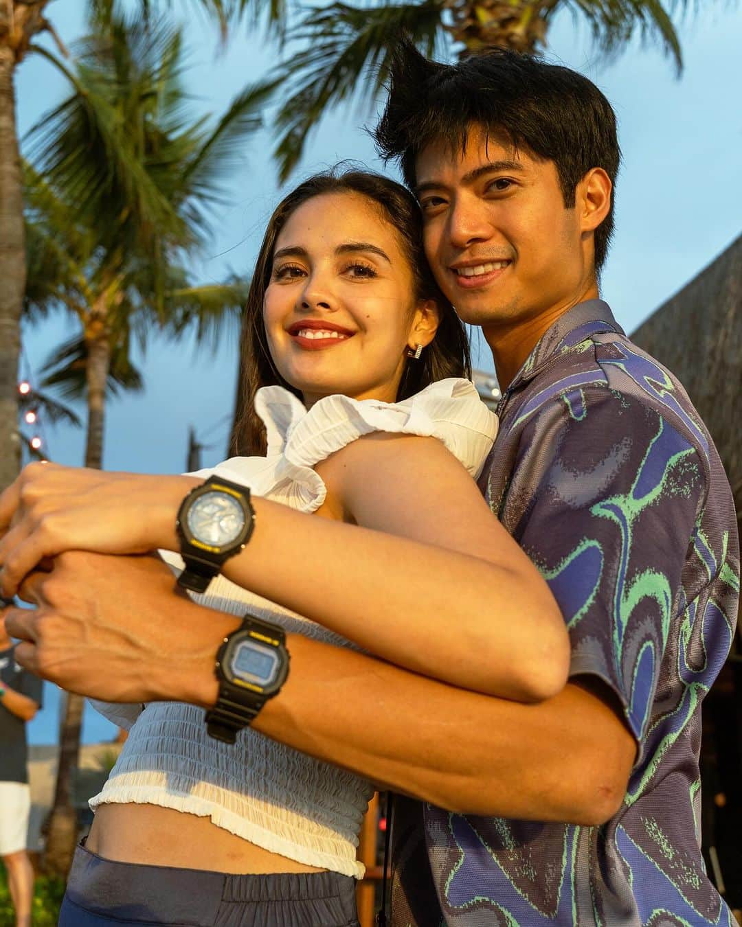 ミーガン・ヤングのインスタグラム：「Back in Bali!!! 😍 it’s nostalgic being back in Bali after 10 years 👑🌏 this time, we’re here to celebrate G-SHOCK’s 40 Year Journey of Being “Rooted in Toughness” 💪🏻  #gshockph #gshocksea #gshock40th #ShockTheWorldSEA #absolutetoughness  @gshock_casio_official @gshock.philippines」