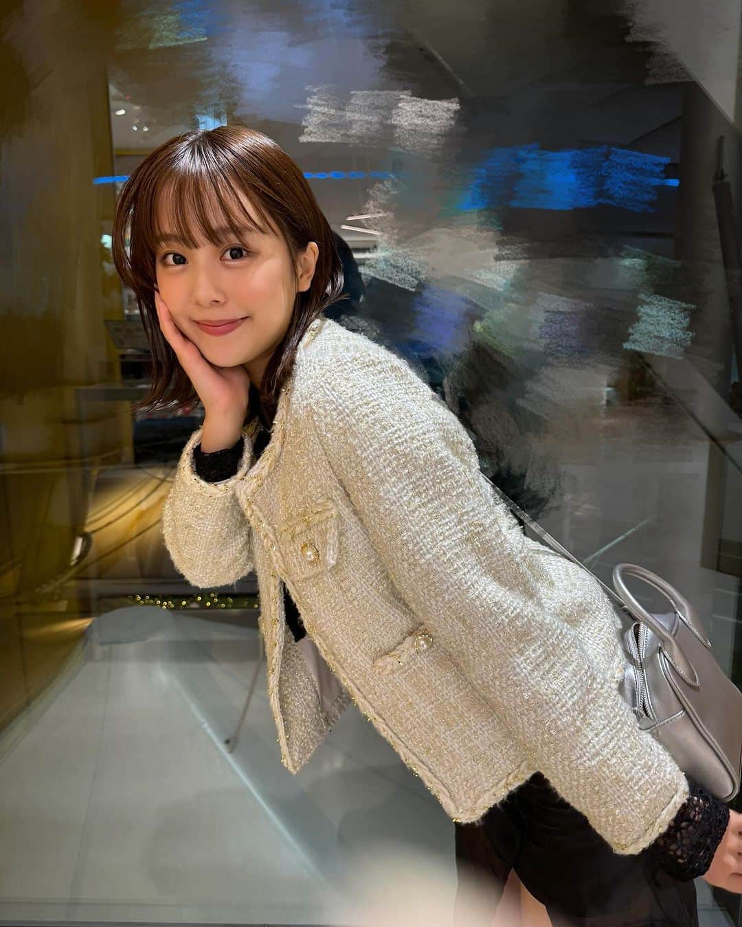 古川杏さんのインスタグラム写真 - (古川杏Instagram)「薄着すぎたー！めっちゃ寒かった！  jacket:韓国 skirt : @miroile  shoes:@zara  #ootd#fashion #miroile#pr#あんこーデ」12月3日 22時16分 - ann_furukawa