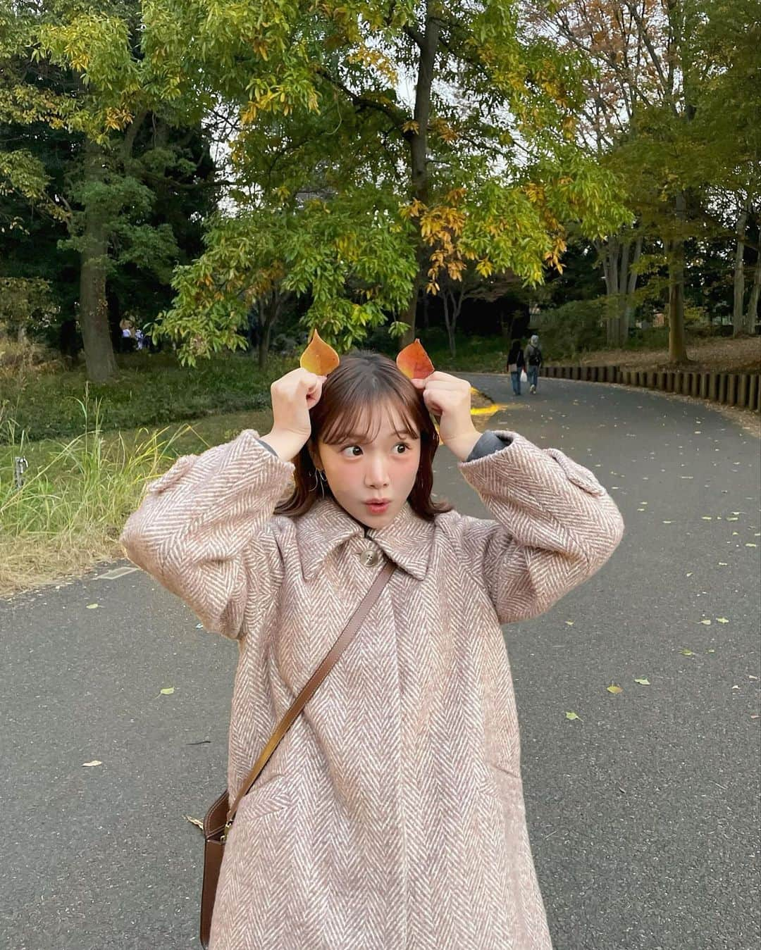 きりまるさんのインスタグラム写真 - (きりまるInstagram)「今年 ぎりっぎり紅葉みれたよ〜🍁🎄 昭和記念公園のいちょう綺麗やった〜🫶🏻  秋がいちばん好きやのに 今年も秒でおわってしまったよ👨🏻‍🦲🍠  めちゃくちゃ綺麗やったな〜 クリスマスなにしよっかな〜🎄🎅🏻  わははは^_^ .」12月3日 22時37分 - kirimaruuu