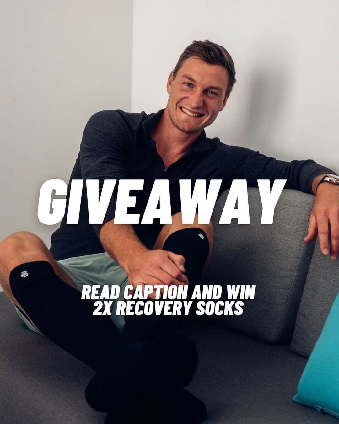 トーマス・レーラーのインスタグラム：「GEWINNSPIEL 🏆  schwere Beine nach dem Training? 🏃🏽‍♂️ Kein Problem mit den @bauerfeindsports Recovery Socks!   ✌🏼Folge unseren Profilen @thomasroehler und @bauerfeindsports  👍🏼 Gib diesem Beitrag einen Like 💬 Verrate uns in den Kommentaren, was dein Tipp gegen Schwere Beine nach dem Training ist Teilnahme bis 09.12.23 23.59 Uhr  Danach werden die Gewinner per Zufall ausgelost und anschließend per DM benachrichtigt. Das Gewinnspiel steht in keiner Verbindung zu Instagram.   #bauerfeindsports #recovery #recoverysocks #run #runner #sports #trackandfield #gewinnspiel」