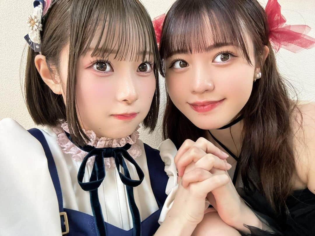 橋本桃呼のインスタグラム：「大好きな人と〜〜🤝💖 サイカイできましたっっ🤝  #阿部菜々実 さま🤤 #instagramjapan  #instagood #instapic #instagood #japanesegirl #japaneseidol #kawaiigirl #followme #일상 #셀카 #셀스타그램」