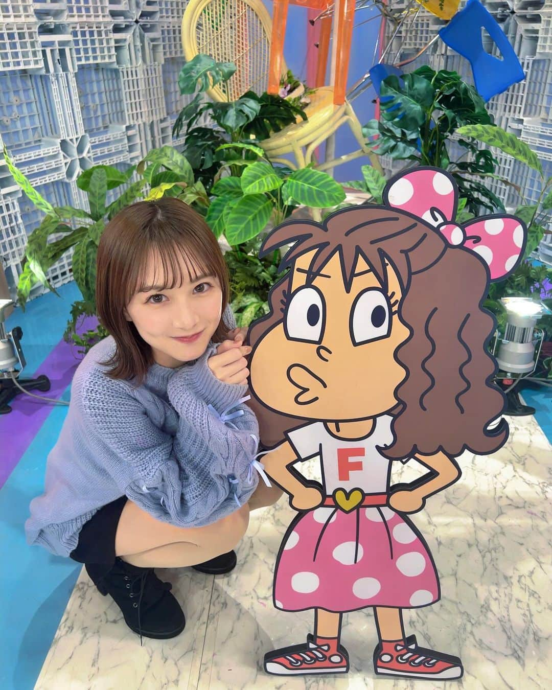 友恵温香さんのインスタグラム写真 - (友恵温香Instagram)「#オールナイトフジコ  ありがとうございました！  12月13日【FNS歌謡祭 第2夜】 12月21日【オールナイトニッポンX】24~25時 出演させていただくことが決定いたしました！！✨ 本当に貴重な機会をいただきありがとうございます。 これも皆様の応援のおかげです😭💗  本番に向けて全力で練習して、最高のパフォーマンスとなるようにみんなで頑張ります🔥  【ウェーイTOKYO】 超バブリーな歌詞と衣装、そして最高に盛り上がる楽曲となっております！！🪭🕺✨ほんとに年末にピッタリな曲なので、ぜひぜひ12月13日放送で聞いて下さいね😆🤍」12月3日 23時47分 - haruka7700