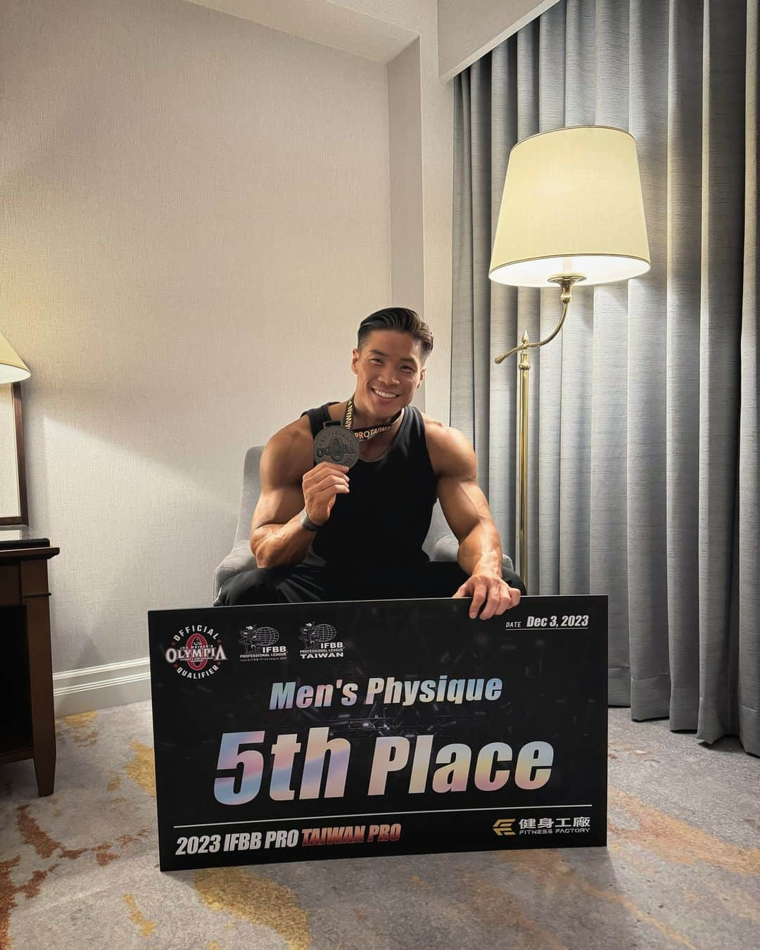 田口純平さんのインスタグラム写真 - (田口純平Instagram)「TAIWAN PRO 2023 5th place  今年ラストの大会が終わりました！ 気持ちはかなり悔しいですが、 昨年同様、全てを本気で取り組んできたので、 悔いはない。  来年に向けて、必ず進化した姿を魅せますので、 引き続き応援宜しくお願いします🤲  応援してくれた皆さん、本当に力になりました 改めてありがとうございました！  Sponsor @the__protein  @fitnexus_sagamihara  @lyft.official   My  coach @neil_yoda_hill1   TEAM J.P.T @yoshi_mg2  @rodrygo_hideki」12月4日 0時00分 - junpei_taguchi