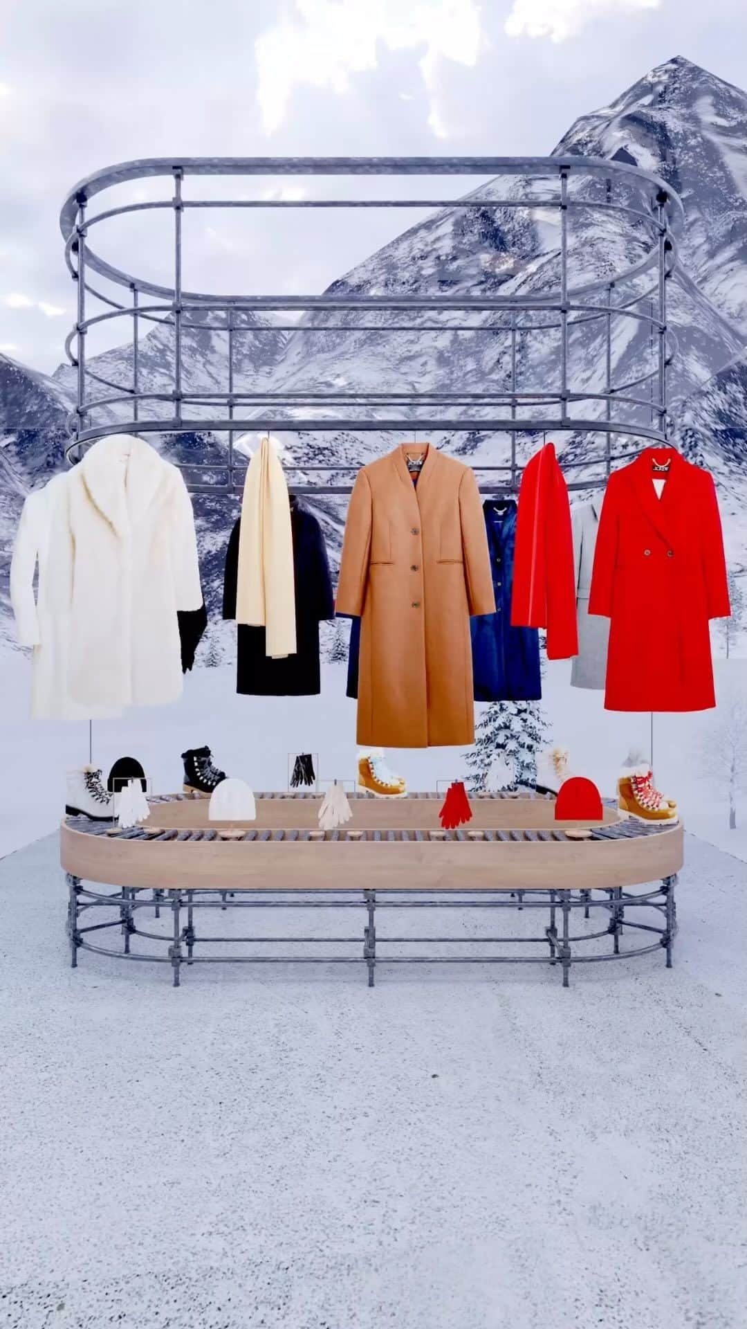 ジェイクルーのインスタグラム：「Have you explored our (virtual) snow lodge yet? Take your pick from our coat rotation, play a retro video game and enter for a chance to win $2,000 worth of cashmere.* Link in bio!   *NO PURCHASE NECESSARY. Legal residents of the 50 United States (D.C.) 18 years or older. Ends 12/31/23. To enter and for Official Rules, including odds, alternate method of entry, and prize description, visit https://jcrew.promo.eprize.com/cashmeregiveaway. Void where prohibited. Sponsor: J.Crew Group, LLC., 225 Liberty St, New York, NY 10281. Sweepstakes not sponsored, endorsed, or administered by Instagram.」