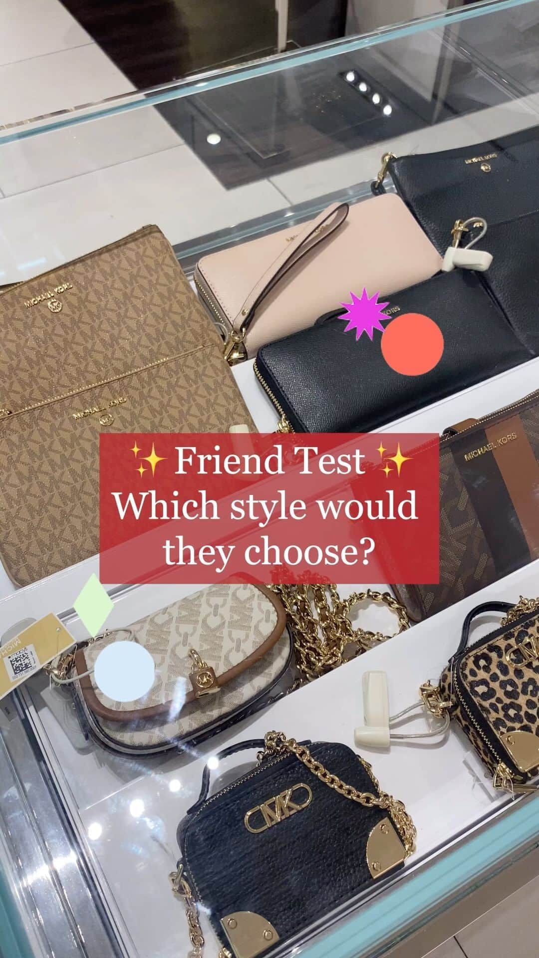 Macy'sのインスタグラム：「Which #MichaelKors gift are you gonna leave under the tree this year? 🎄🎁 Tell us below ⬇️   Get an extra 25% off Michael Kors when you shop with code: FRIEND during our Friends & Family sale until 12/5. Exclusions apply.」