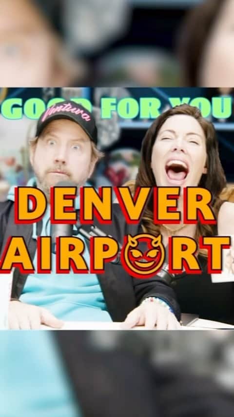 ウィットニー・カミングスのインスタグラム：「This clip about the Denver Airport was taken down by Tik Tok…did @thejamiekennedy and I crack where the aliens are??」
