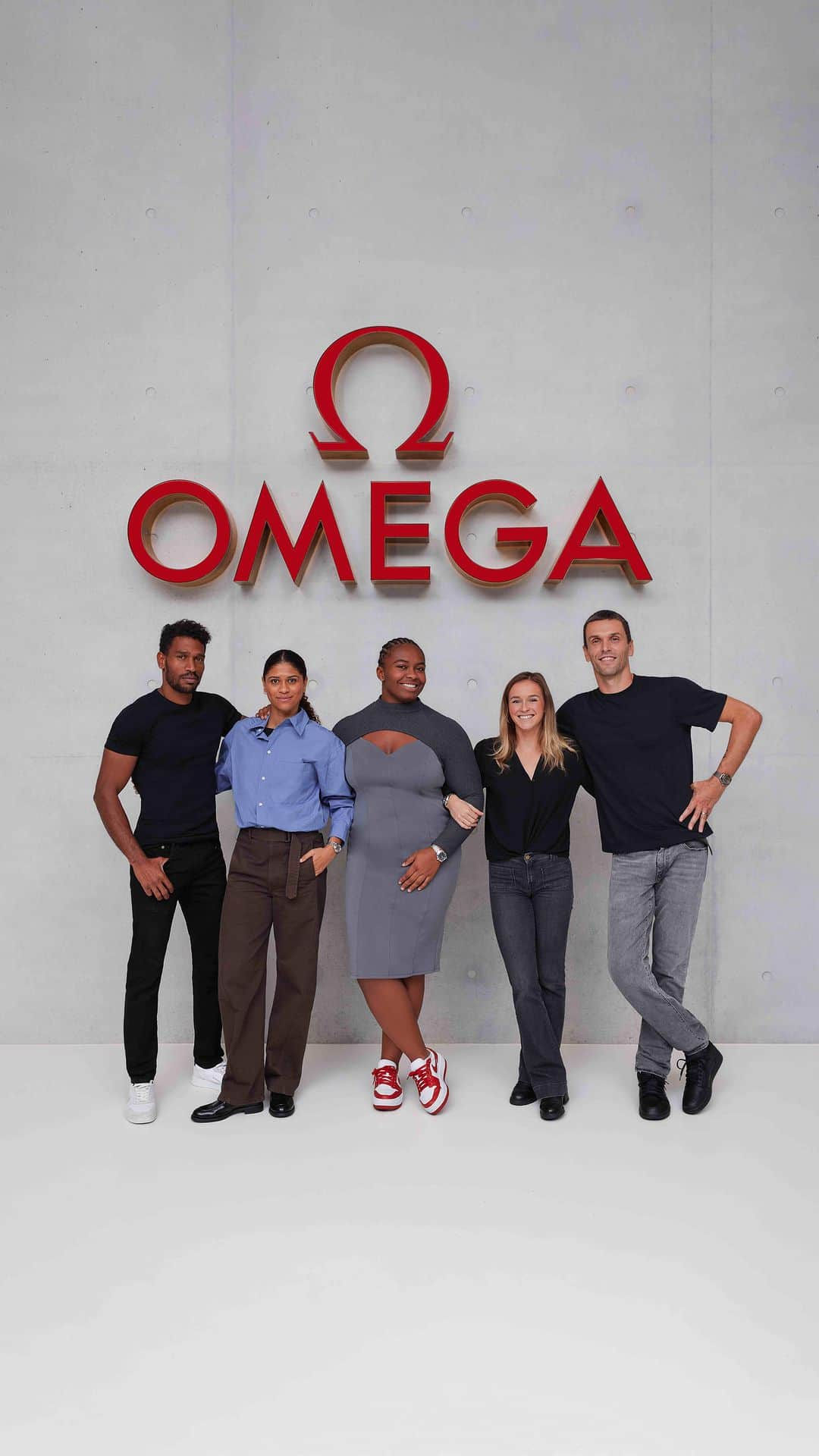 オメガのインスタグラム：「Ahead of Paris 2024, Official Timekeeper OMEGA welcomed five French athletes to its sporting ambassador family, selected for sharing OMEGA’s commitment to excellence. See the highlights of their special visit to our HQ and Museum. ​  #OMEGA​ #OMEGAOfficialTimeKeeper​ @romane_dicko​ @lesfreresmawemofficiel​ @juliachanourdie​ @alexis_hanquinquant​ @ysaorathibus​」