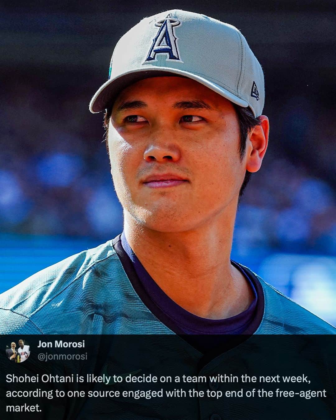 MLBのインスタグラム：「Get ready for constant timeline refreshing for Shohei Ohtani news. 😳」