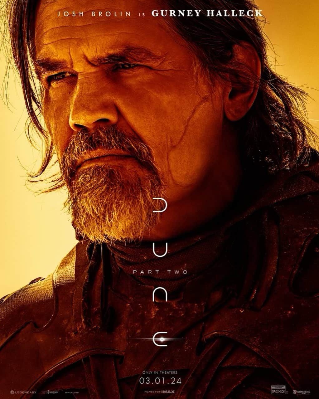 ジョシュ・ブローリンのインスタグラム：「Dune 2  Best selling Sci-fi book of all time.  Cast of a Lifetime. Movie whose oxygen thrives in spice-laden dreams.  Here. For real. Now.  March 1st, 2024 @dunemovie  @zendaya  @tchalamet  @rebecca_ferguson  @austinbutler  @florencepugh  @joshbrolin  @bardemantarctic  @davebautista  @lea_seydouxofficial  @officialchristopherwalken  @charlotteramplingofficial  @stellanskarsgardofficial karsgård」