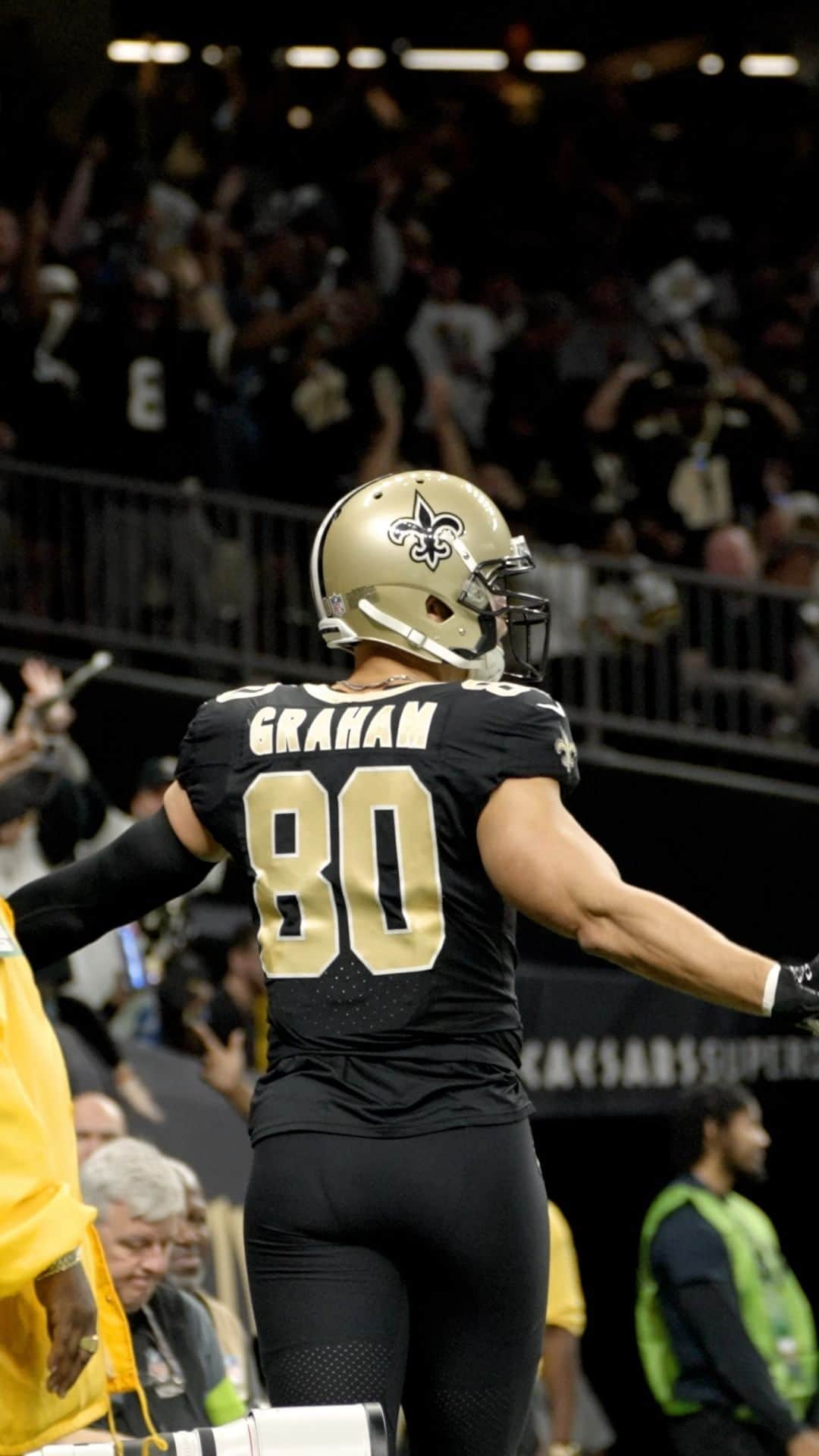 ニューオーリンズ・セインツのインスタグラム：「Jimmy Graham TD in the Dome ❤️  📺: FOX」