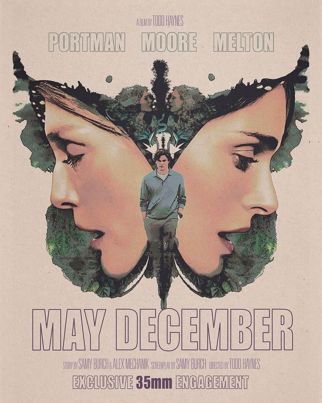 ナタリー・ポートマンのインスタグラム：「Have you seen @maydecemberfilm yet? 🦋 Now playing in select theaters and on @netflix (US & Canada)!」