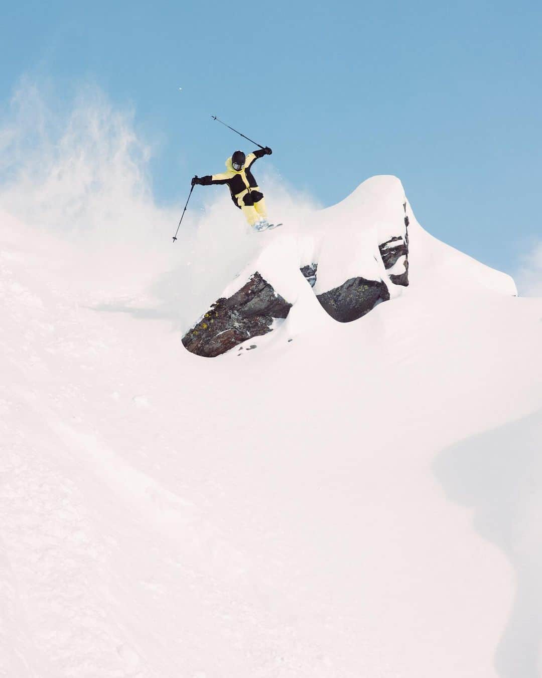 Alex Strohlのインスタグラム：「A few moments from this years #MTNCollective.. an All time crew and all time conditions made this week very special. Now I know what it’s like to do a pow run with some of the sendiest skiers on this earth.. @salomon」