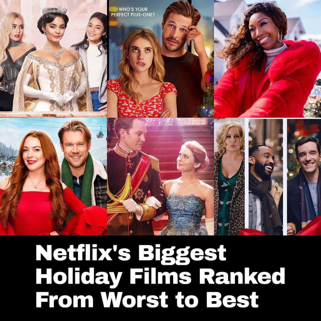 Just Jaredさんのインスタグラム写真 - (Just JaredInstagram)「We have the ranking of Netflix’s top 20 holiday movies from worst to best (with films starring big names like Vanessa Hudgens, Lindsay Lohan, Brandy, and more!) Tap this photo in the LINK IN BIO to find out what you should definitely watch, and what you might be able to skip this holiday season... #ChrismasMovies #Holidays Photo: Netflix」12月19日 0時05分 - justjared