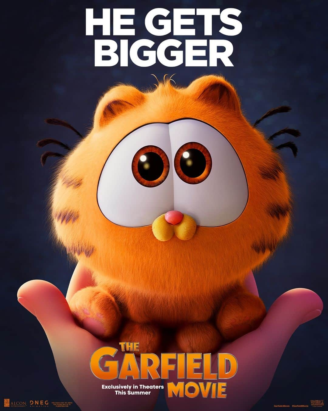 クリス・プラットのインスタグラム：「He gets bigger. And so does his story. #GarfieldMovie is exclusively in movie theaters this Summer.」