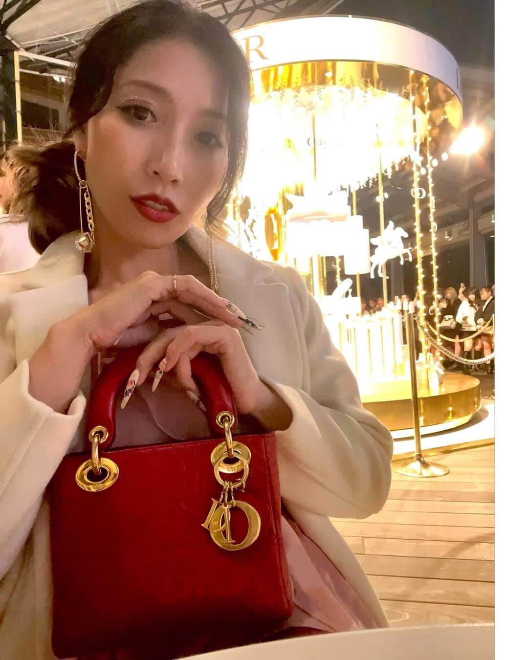 MAKIさんのインスタグラム写真 - (MAKIInstagram)「🪅DIOR GARDEN OF DREAMS🪅  @dior   #DiorCruise #ディオールガーデンオブドリームズ  #supportedbydior」12月18日 21時31分 - maki_rhap