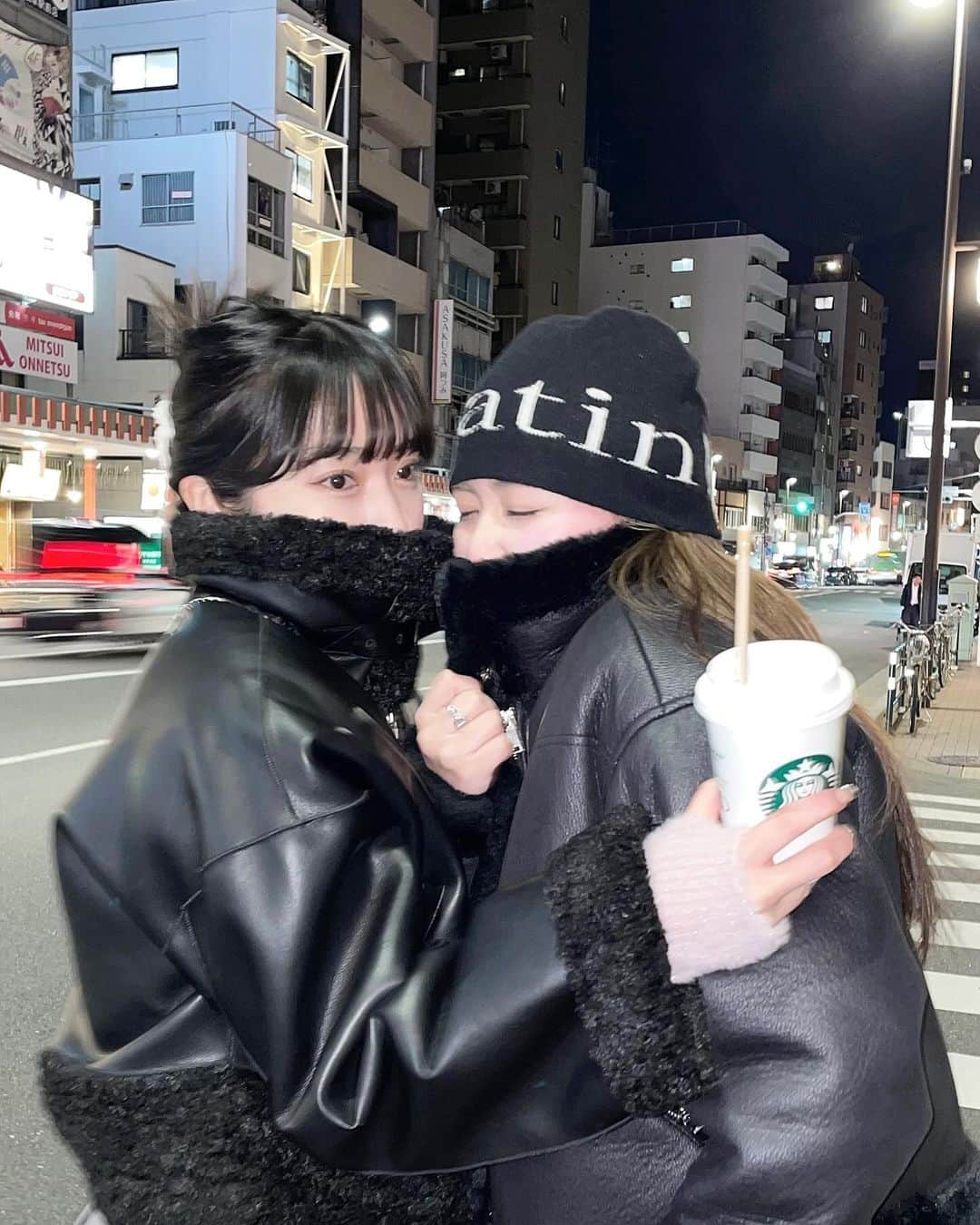 河﨑莉奈さんのインスタグラム写真 - (河﨑莉奈Instagram)「감기 조심하세요><🖤❕」12月18日 22時05分 - rinya5588