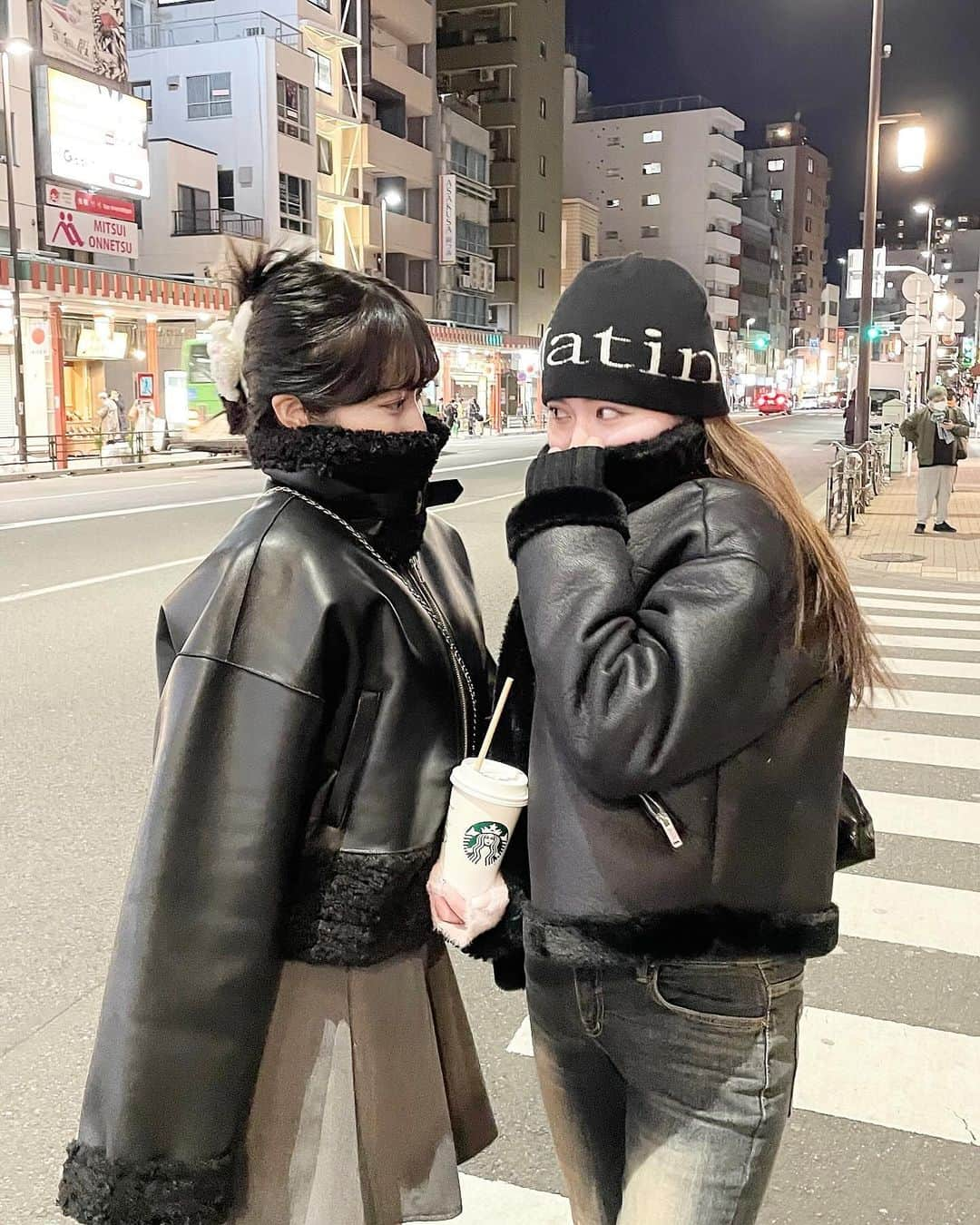 河﨑莉奈さんのインスタグラム写真 - (河﨑莉奈Instagram)「감기 조심하세요><🖤❕」12月18日 22時05分 - rinya5588