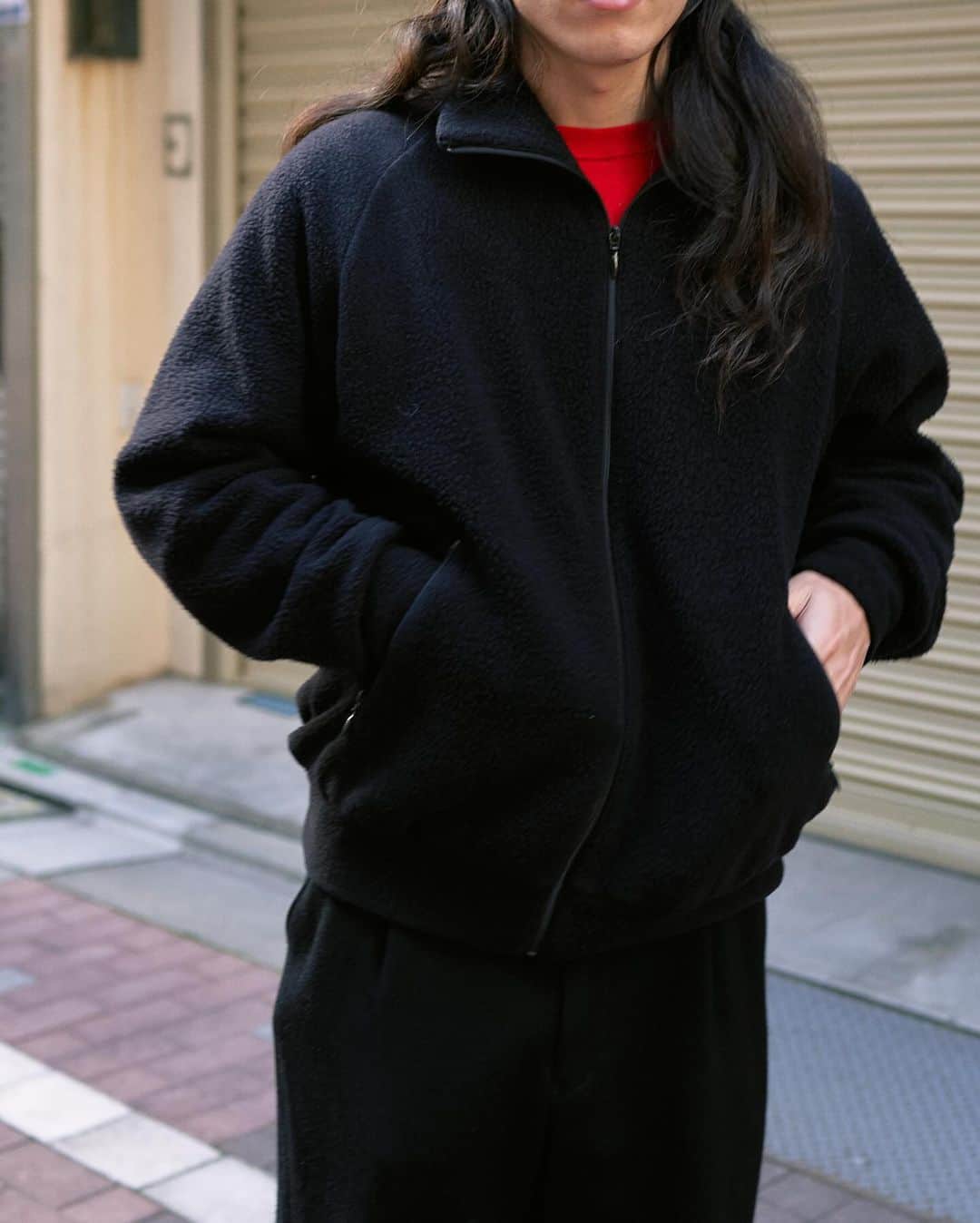 yukiさんのインスタグラム写真 - (yukiInstagram)「3年目？の #comoli のフリース パンツは #commedesgarcons」12月4日 15時10分 - yukifurue_