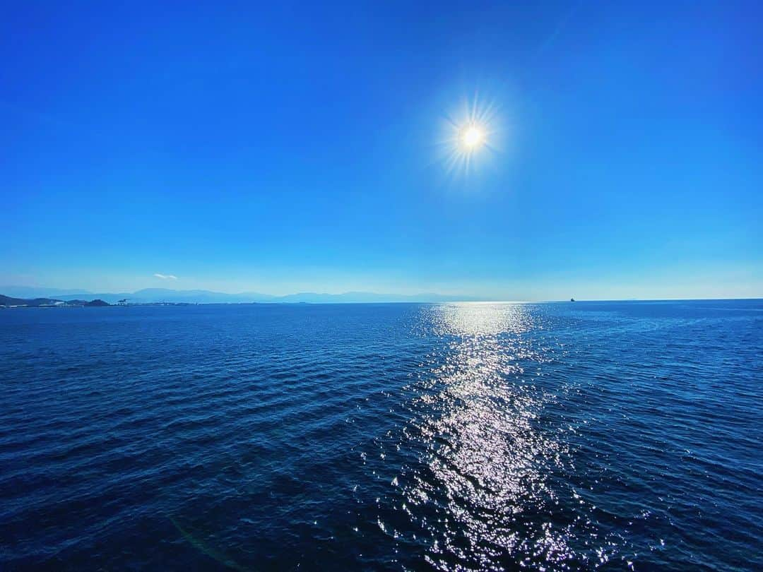 本間将人のインスタグラム：「🚢愛媛県から山口県へ🚢」