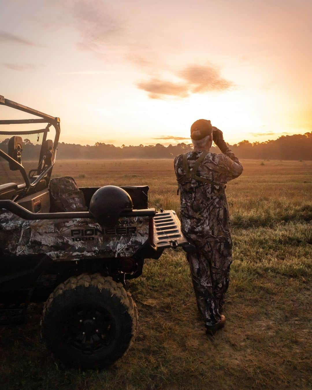 Honda Powersports USのインスタグラム：「This could be you... but you haven't entered our #EmbraceThePursuit Sweepstakes yet. 🫢⤵️   There's just 1 week left to enter for your chance to win a Honda Pioneer outfitted with this exclusive True Timber® Atera Camo pattern. Hit the link in our story for your chance to take home the grand prize!   #BetterOnAHonda #SxS」