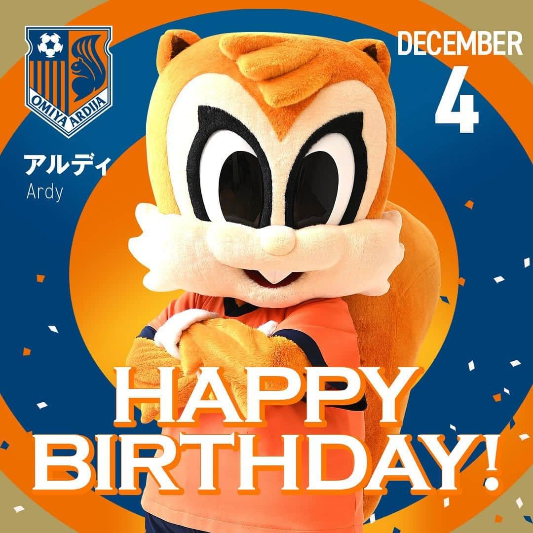 大宮アルディージャのインスタグラム：「. 誕生日おめでとう👏🎉🎂  #happybirthday #アルディ #大宮アルディージャ #ardija #Jリーグ #クラブ公式SNSパートナーREECH」