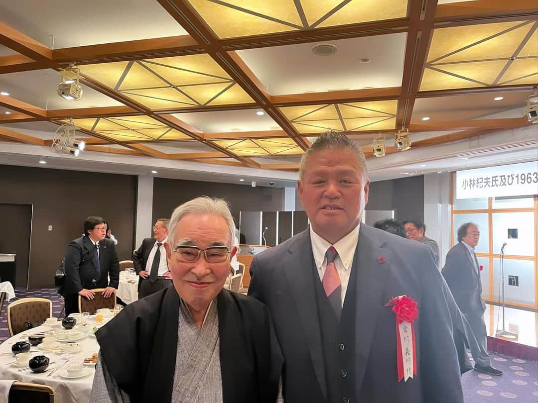 金村義明さんのインスタグラム写真 - (金村義明Instagram)「還暦愉快な仲間達のパーティー 90歳の行徳先生にパワーいただきました！ 昭和の芸人の方々にもパワーいただきました！ 感謝🙇🙇🙇🙇🙇」12月4日 9時47分 - yoshiaki_kanemura