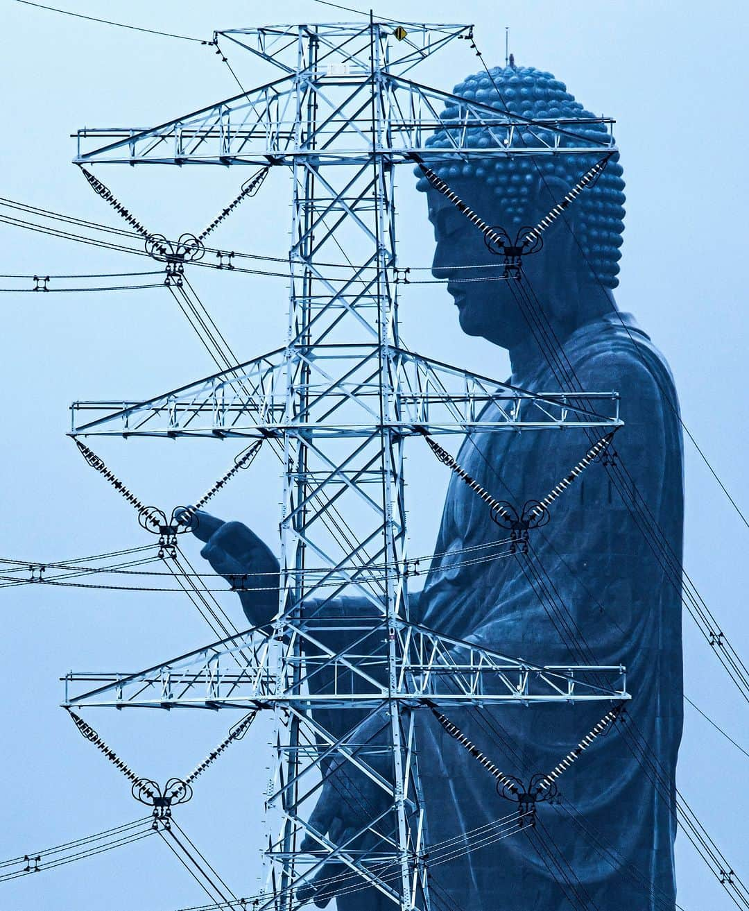 東京電力ホールディングス株式会社のインスタグラム：「茨城県内　鉄塔 Steel tower in Ibaraki  #東京電力 #tepco #茨城県 #電柱 #電柱風景 #電柱のある風景 #utilitypole #electricpole #wwwdc #風景写真 #景色写真」