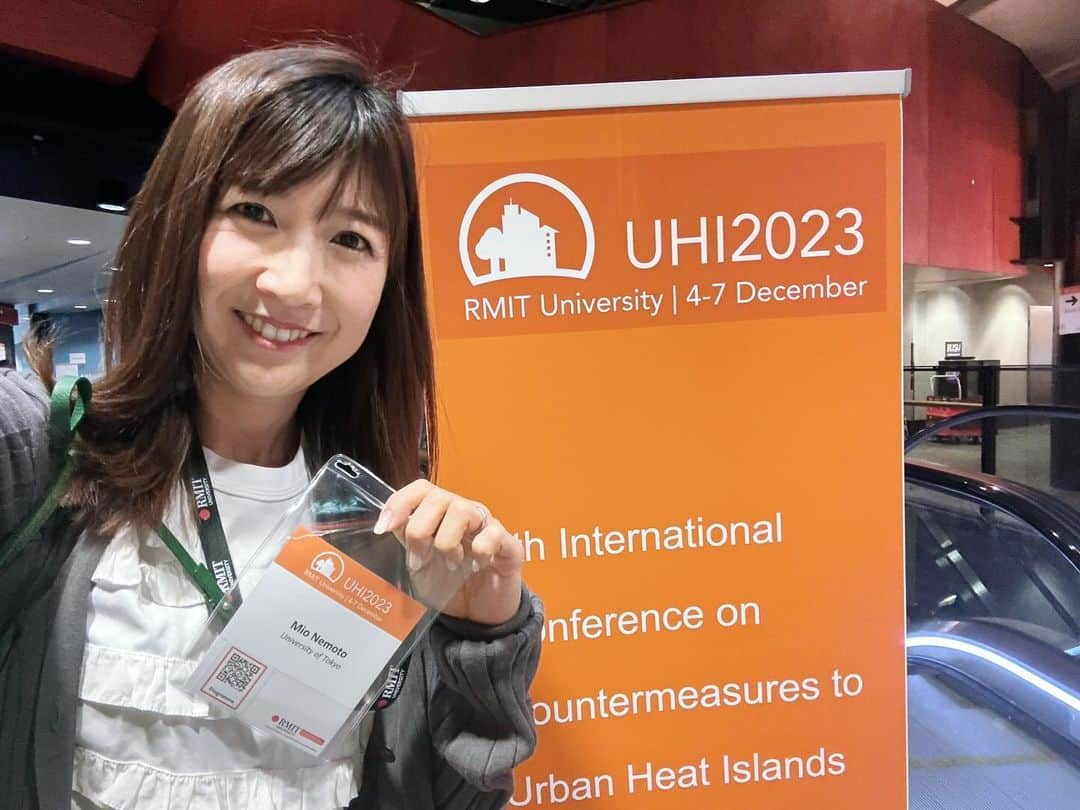 根本美緒のインスタグラム：「IC2UHI@RMIT University in🇦🇺 英語との戦いw ちなみに3枚目はうちの研究室の井原先生✨ #大学院生 #国際学会」