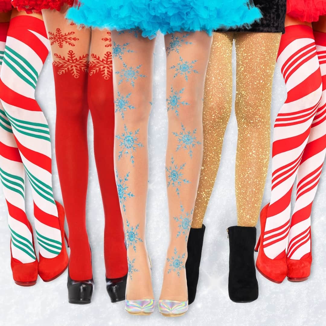 レッグアベニューのインスタグラム：「Happy Feet for Happy Holidays⁠ Shop our Holiday Hosiery Collection on legavenue.com」