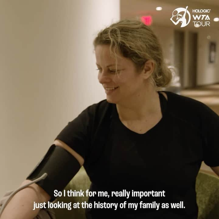 WTA（女子テニス協会）のインスタグラム：「“I’m really excited that the WTA and Hologic are working together on helping women on tour and in general.”   WTA Legend @clijsterskim talks about taking the time to prioritize 𝙮𝙤𝙪𝙧 health.  #WTAxHologic」