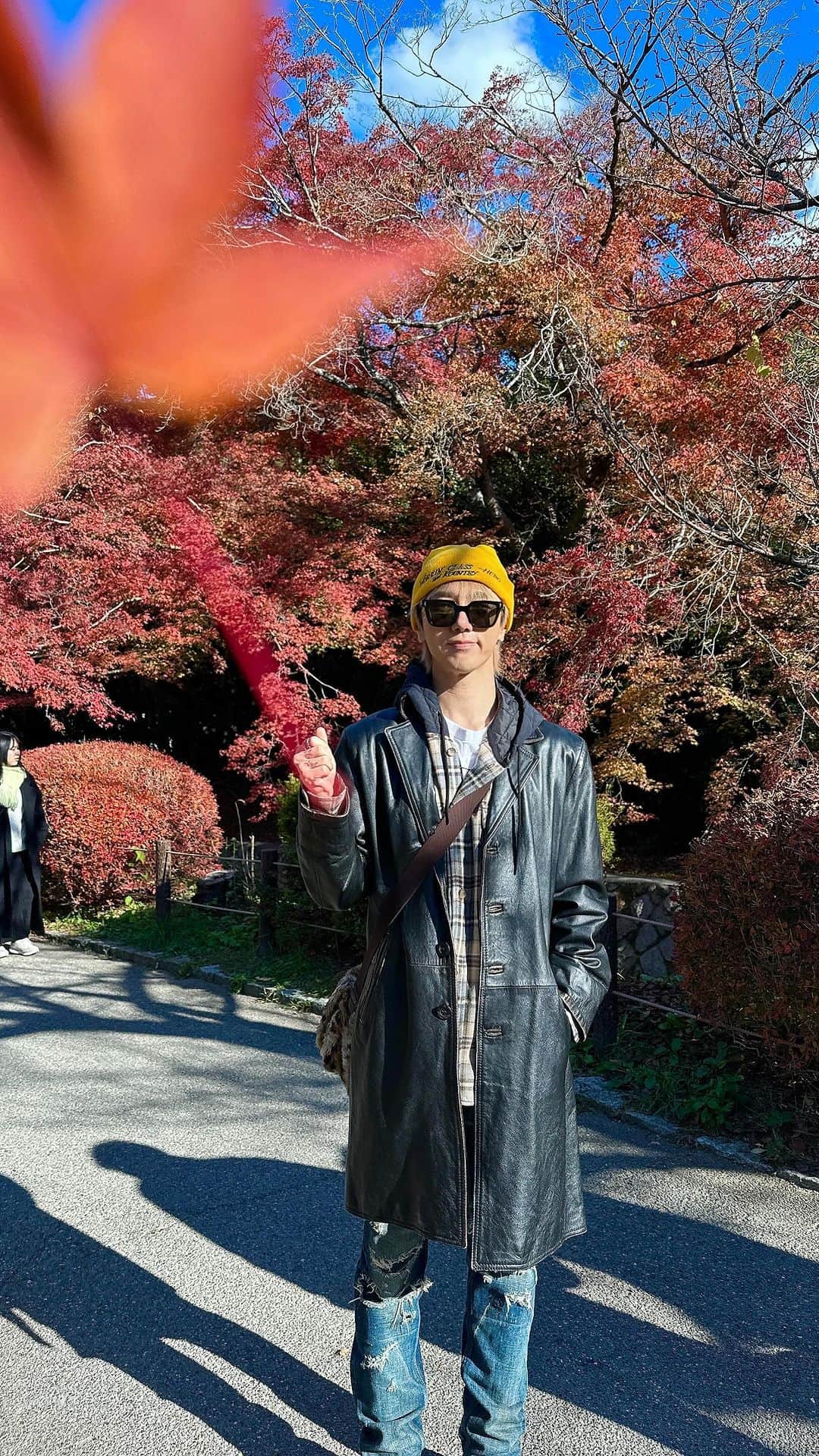 イェソンのインスタグラム：「12월 가을을 담은 쿄토의 하루 🍁 #kyoto #철학의길」