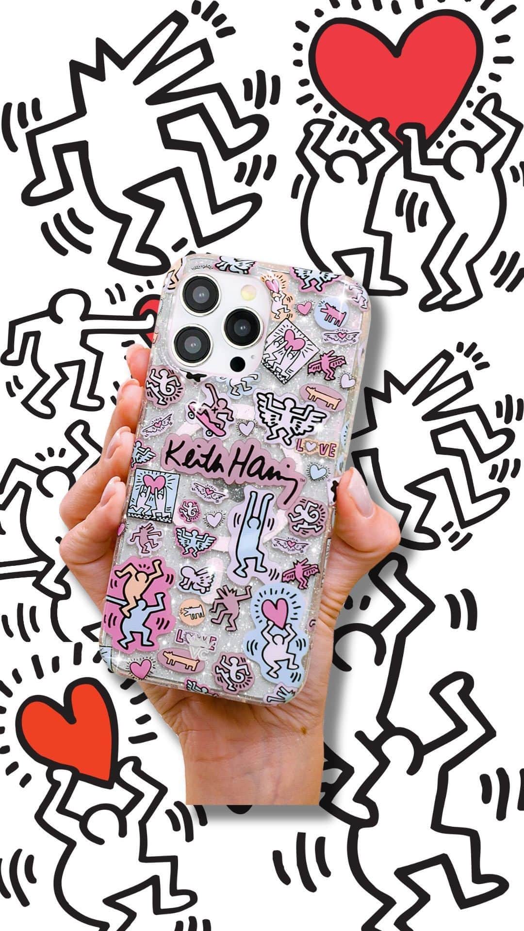 VELVETCAVIARのインスタグラム：「Art is for everyone 🎨❤️ #KeithHaringxVelvetCaviar 12.06.23  @keithharingfoundation @artestarnyc © Keith Haring Foundation. Licensed by Artestar, New York」
