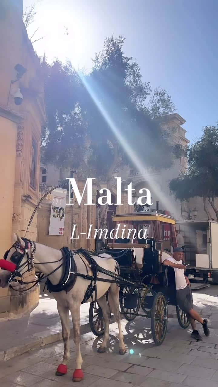 若尾綾香のインスタグラム：「*.⋆ Malta/L-Imdina  #マルタ留学#語学留学#ヨーロッパ#マルタ#映画ロケ地 #留学生活 #留学#ヨーロッパ留学#マルタ散策#マルタ観光 #イムディーナ#イムディーナ観光#フェリー #europe #englishschool#beach#imdina #Malta#Valetta#Maltacafe#gelato#Maltagelato」