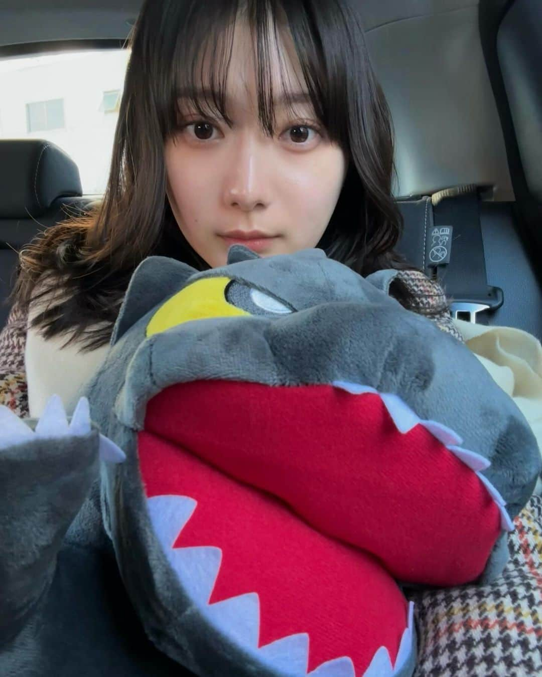 齊藤英里のインスタグラム：「撮影で一緒だったこ🦖」