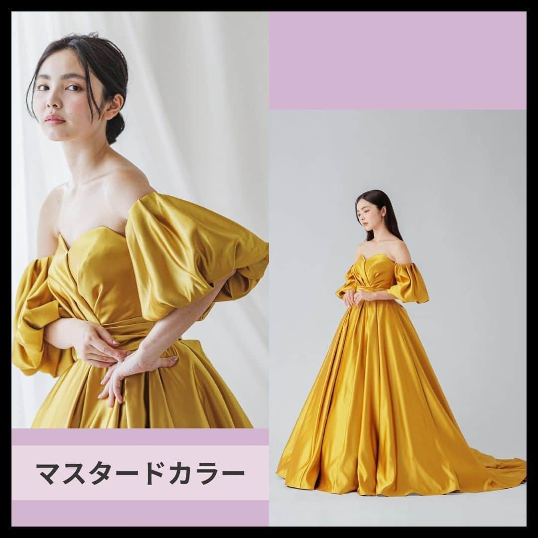 【公式】小さな結婚式さんのインスタグラム写真 - (【公式】小さな結婚式Instagram)「. @petit.wedding をフォローしてね♩ #小さな結婚式 をつけてのお写真投稿も大歓迎です♡ こちらの公式IGでリグラムさせていただきます＊ . 寒い季節になると深みある こっくりしたカラーのドレスをお召しになりたい！ という花嫁さまもいらっしゃるのでは？  そこで本日は冬婚花嫁さまに 特に人気を集める4色のカラードレスをご紹介します♪  あとで衣装選びの参考にできるように 保存もお願いします🕊✨ . ——————— #petitwedding #ラヴィファクトリー #前撮り #結婚式 #プレ花嫁 #卒花 #家族婚 #少人数結婚式 #ウェディング #wedding #bridal #weddingdress #花嫁 #挙式 #結婚式準備 #式場探し #日本中のプレ花嫁さまと繋がりたい #結婚式の思い出に浸る会 #結婚準備 #ウェディングフォト #花嫁コーディネート #花嫁衣装 #カラードレス #ドレス迷子 #ドレス選び #試着レポ #冬婚花嫁 #ウェディングコーディネート #おしゃれ花嫁」12月4日 17時00分 - petit.wedding