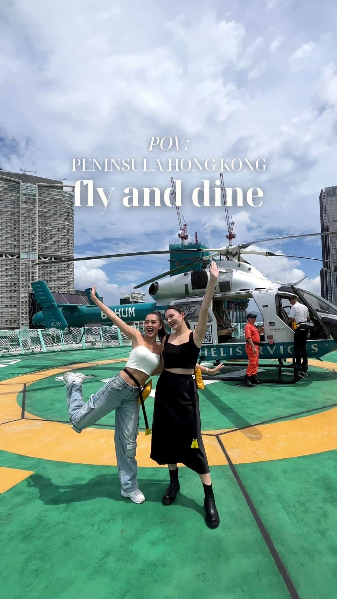 Discover Hong Kongのインスタグラム：「Get ready to take your HK adventure to new heights!🚁 Hop aboard a thrilling helicopter ride at the @peninsulahongkong to soak in the breathtaking view of Hong Kong and captivating contrast between the concrete jungle and serene landscapes.🌆🏞 Wait there’s more! Try out a fancy dim sum fine-dining experience like no other!🥢🥟 It’s time to treat yourself to a welcoming and luxurious escape that you truly deserve!🥰💖  你準備好將你嘅香港之旅推向「新高度」未呀？ 🚁 從香港半島酒店Clipper Lounge出發，搭乘刺激嘅直升機觀光，旅程將會帶你翱翔天際，欣賞港九兩岸鬧市壯麗嘅高樓大廈與群山嘅美景🌆 🏞，仲可以一試非凡點心美食體驗。🥢🥟係時候好好犒賞自己，嚟一次刺激又奢華嘅維港空中逍遙之旅。  #HelloHongKong #DiscoverHongKong #HelloTakesYouToMore」