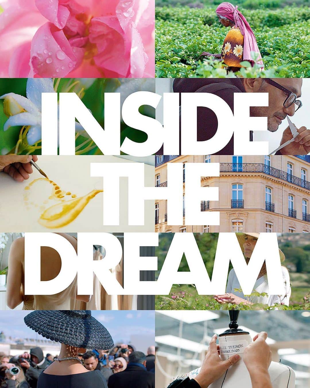 クリスチャンディオールのインスタグラム：「INSIDE THE DREAM - BEHIND THE SCENES OF A HIGH PERFUMERY CREATION   To uncover the mystery of how a perfume is created, the House of Dior opened its doors to film director Matthieu Menu and his crew. For more than one year, he followed in the footsteps of Francis Kurkdjian, the new Director of Perfume Creation, during one of his biggest challenges: reinventing the iconic J'adore. A unique sensory journey, from inspiration to launch, into a secret world of passionate artisans.   Available to watch on Prime Video and exclusively on CANAL+ in France.   #DiorBeauty #DiorParfums  #InsideTheDream」