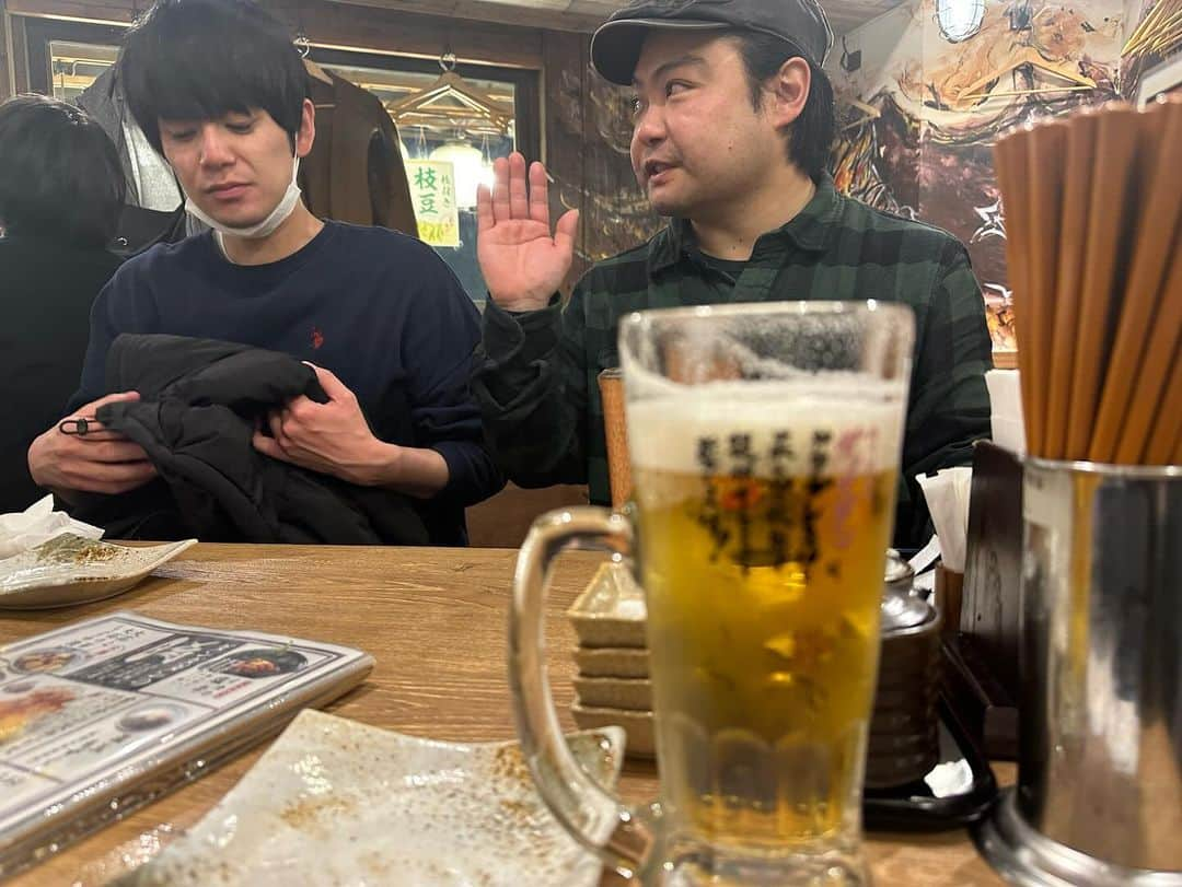 小石田純一さんのインスタグラム写真 - (小石田純一Instagram)「事務所ライブ終わりで乾杯しました。楽しい夜です。  #打ち上げ #肉汁餃子のダンダダン  #餃子 #生ビール #メカイノウエ さん #伊藤じゅん #おしんこきゅう藤原 #お笑い芸人 #ニュースタッフプロダクション #打ち上げ #小石田純一 #ものまね芸人 #酔っ払い」12月4日 18時58分 - koishida.trendy